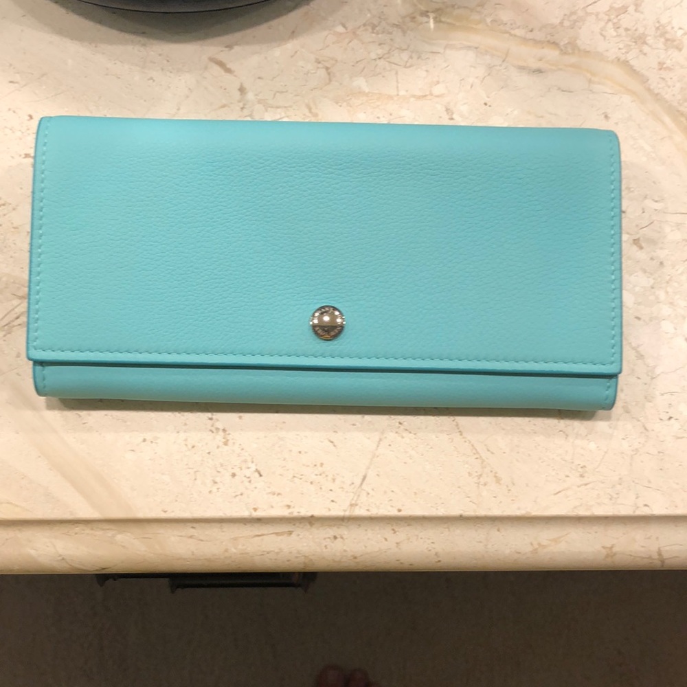 Tiffany Continental Flap Leather Wallet
